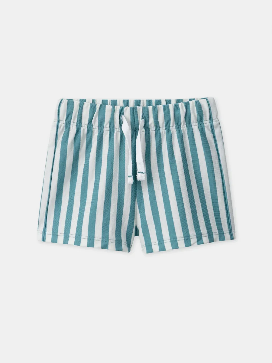 Conjunto de camiseta y pantalones cortos a rayas - Imagen 7