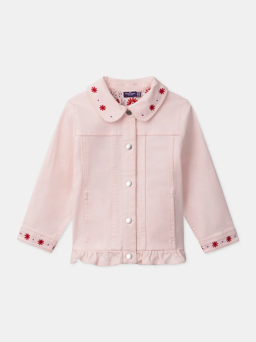 Chaqueta de Denim Rosa - Imagen 2