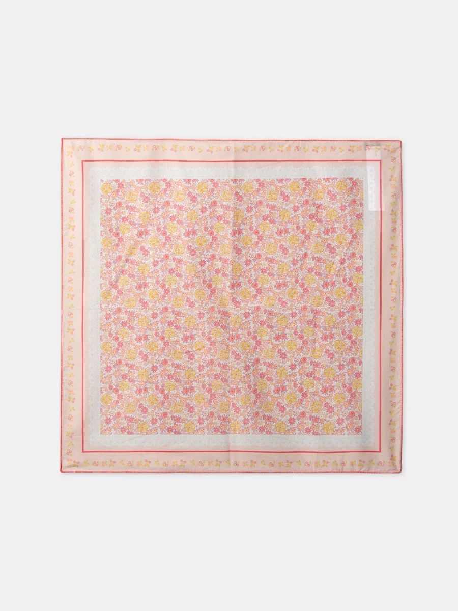 Foulard Cuadrado Impreso Floral