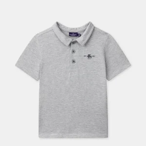Polo gris para niño