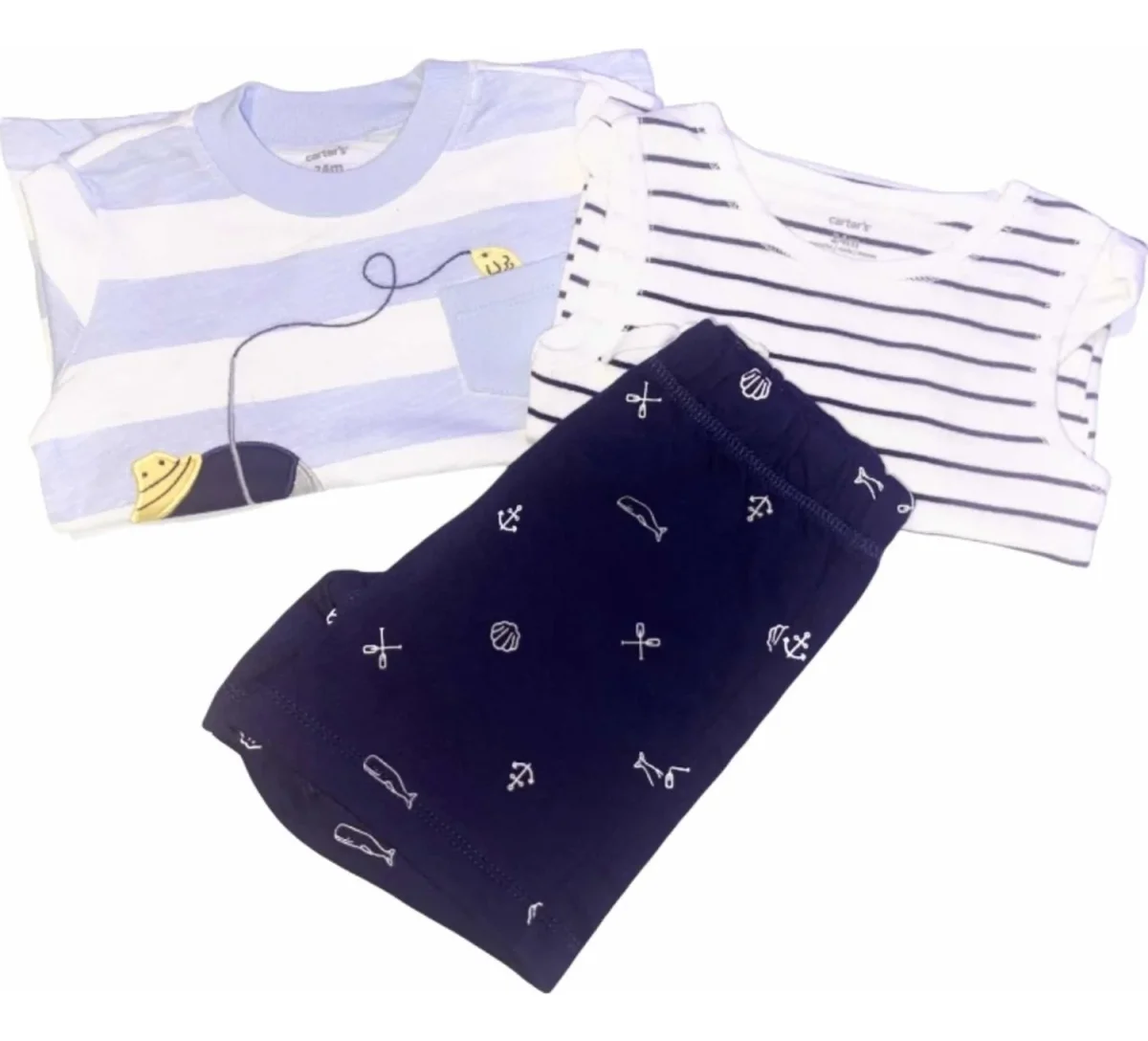 Conjunto Carter Niño Diseño Ballena (ropa Carters) - Imagen 4