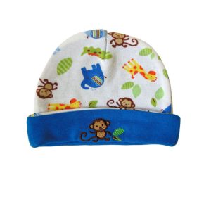 Gorro de Algodón Estampado 3-6 M