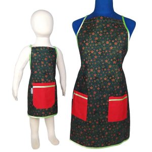 Delantal navideño estrellas