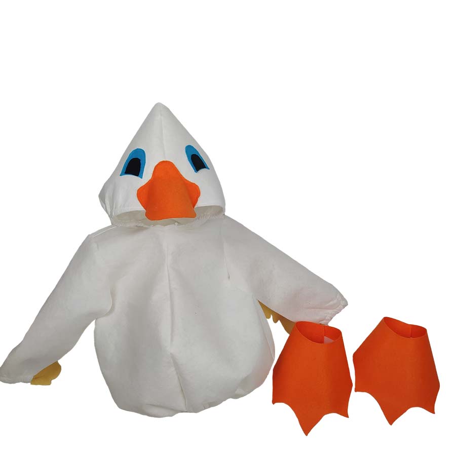 Disfraz pato blanco infantil - Imagen 3