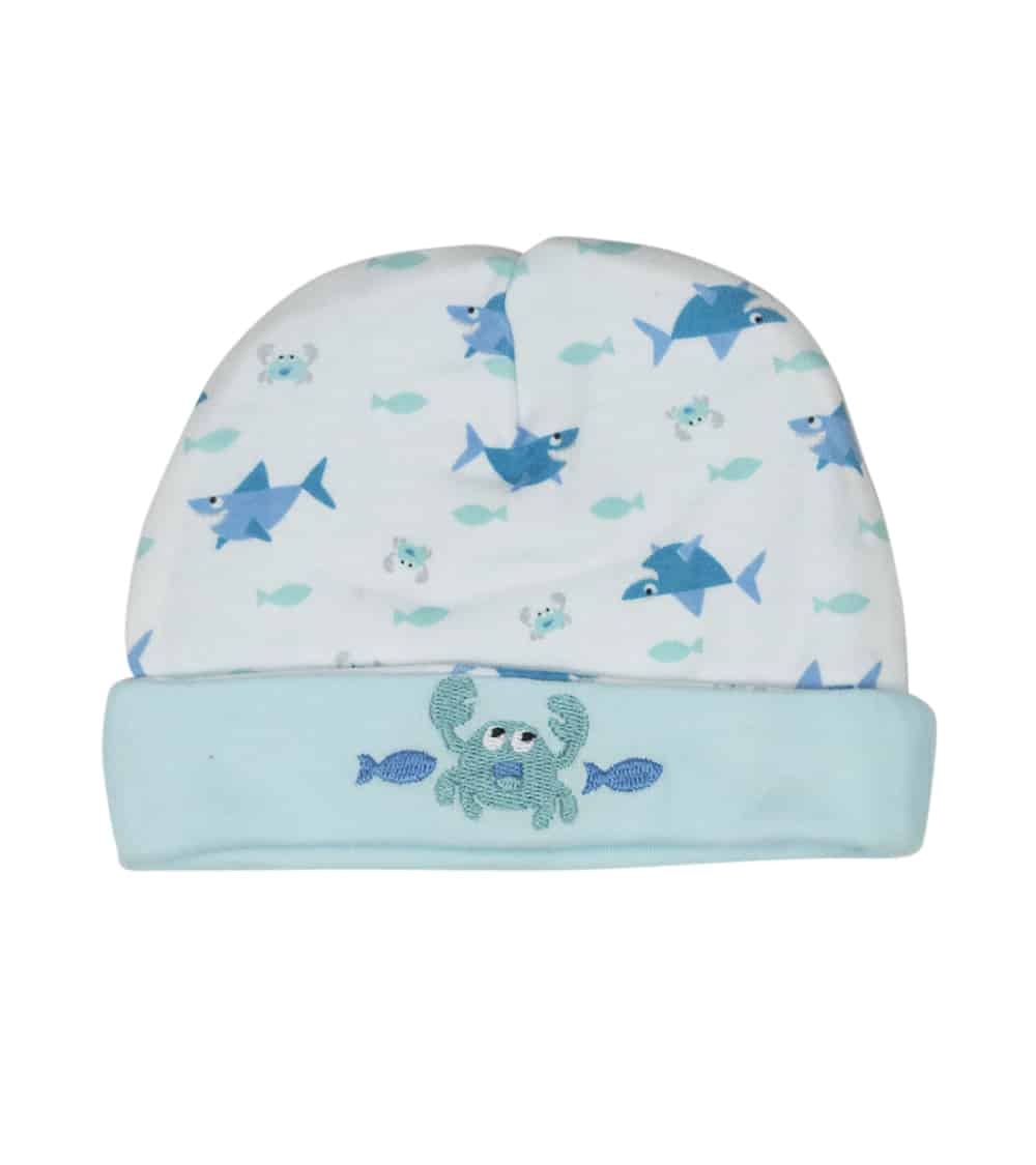 Gorro de Algodón Estampado 0-3m - Imagen 2